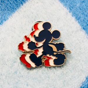 Disney Parks American Red, White and Blue Mickey Mouse Pin